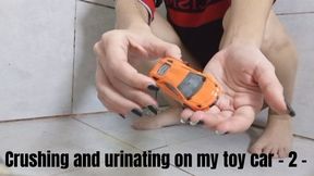 Crushing and urinating on my toy car - 2 -