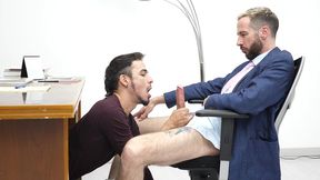 la putita del jefe...how exciting it is to fuck in the office!!! by leo bulgari, sebas silver & justin jett