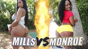 Big Booty Battle: Moriah Mills VS Diamond Monroe