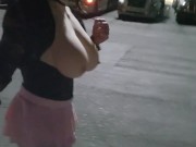 Cross dresser at a truck stop