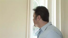 Hot cleaning lady in fucker fishnet stockings and big tits