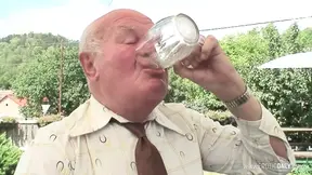 Boomer seniors go apeshit in a woods yonder, getting it on like rabbits