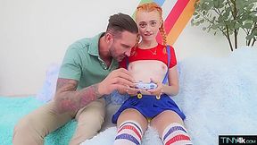 Big Cock Interrupts Gamer Sluts Gaming Session