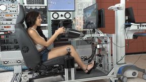 Eden Takes Her First Drive in the Simulator (MP4 - 1080p)