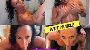 Kandy's Wet Flex and Blowjob Submission