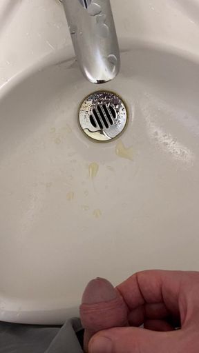 Pissing in the sink