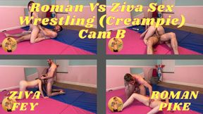 Roman Vs Ziva Sex Wrestling Creampie Cam B 1080p