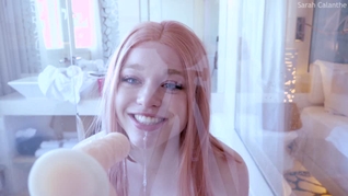 Shower fuck and double orgasm