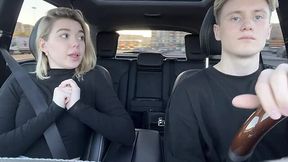 Lovely Teen Blonde Seduces a Taxi Driver To Pay for His Service With a Blowjob