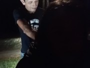 Follando en el parque