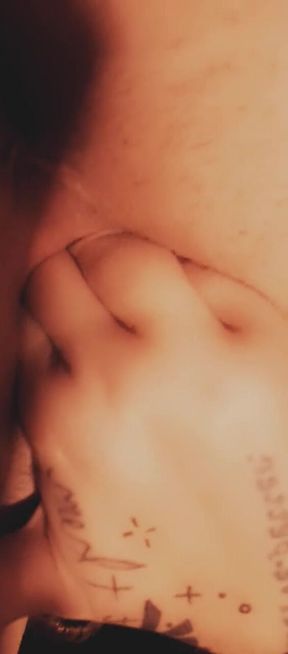 Four fingers deep in your pretty little kitten as she moans