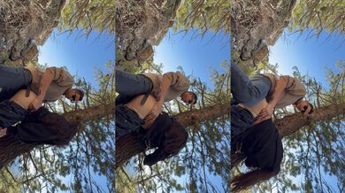 REAL Hiking PUBLIC SEX - Almost got caught