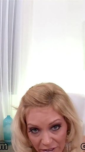 Big tits milf Charlee Chase POV blowjob tits fucked and facialed