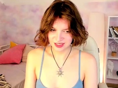 Small tits shemale gets banged in bed