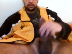 Sexy Str8 Danish Monstercock cums on a paper towel #27