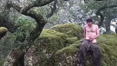 Back to Nature - Jerk off in the woods