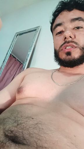 Latino Stud Addicted to Extracting Semen Masturbates and Squirts