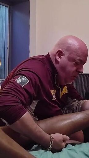 Coach Gives Player a Foot Massage and so Much More