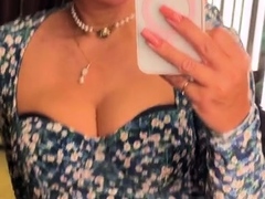 MILF with Big Boobs enjoying herself on cam