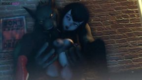 Mavis Humped by Werewolf at the Night