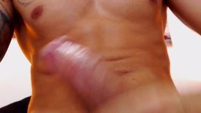 Naked and play   with my   big cock hard -- ohmibod is on