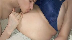 Pregnant belly grows WMV