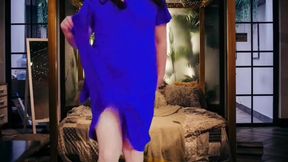 BBW Sissy Hot Dancer Stepsister's Room Sexy Crossdresser Model Big Ass Bubble Butt