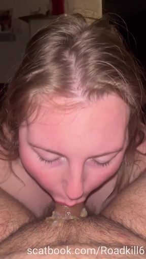 Amateur deep throat enthusiast takes a big cock down her throat