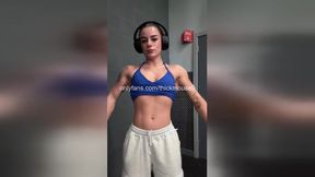 Casting and creampie for a little 18-year-old teen