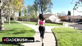 Naughty little slut Eden Sin is caught off guard when her stepdad pulls
