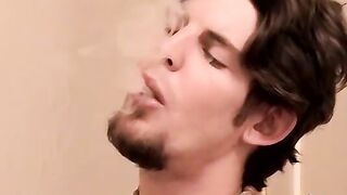 Hairy Maxx shows off undies likes to wank in the bathroom
