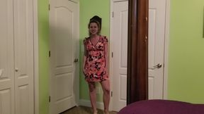 Step-son gives step-mommy Her gift early