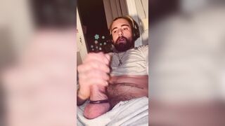 Edging on the bed with beef whistle ring & powerful manage – Solo Masculine, 4K – Ask for the VR version on OF