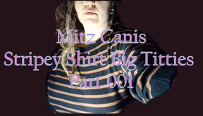 Stripey Shirt Big Titties 001