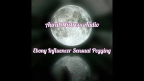 Ebony Influencer Sensual Pegging