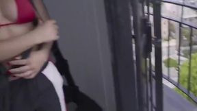 Latina Step Sister and Her Friend Had Threesome With Step brother
