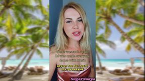 A Russian MILF Blonde Tells How They Vacation in the Republic of Dominica