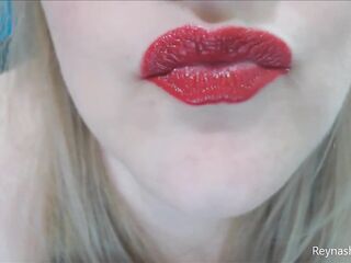 Glossy and Gummy PREVIEW - Reyna Mae - big beautiful woman Throat Fetish Gummy Vore Giantess Dream Shiny Lips POV