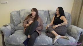 NICOLE and SARAH - Do you really want to be our slave, loser?