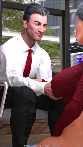 Bored Wife 3 Mrs Moore Went to Her Husband Office and Gave Him a Blowjob