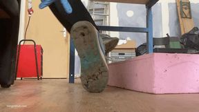 KIRA’S OLD WORN SHOES WITH HOLES ON THE SHOE SOLE - MP4 Mobile Version