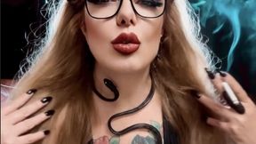 Winston 100s - Worship - Goddess Medusa filling her lungs