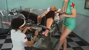 Trina Endures Torment from Two Hot Nurses Inside Hospital Ward