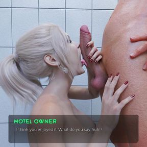 Motel owner Fuck Horney Wife - 3d game