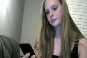 Russian Dame Face blondie legitimate Yr older she-creature Camshow
