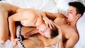 Jack vs. Bailey: Steamy Bareback Showdown Under the Sheets – CockyBoys