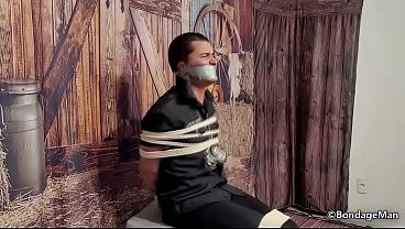 Doug police officer tied up and tapegagged | Behind the Scenes