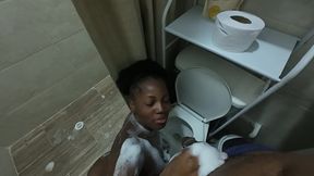 Sexy Ass Clap Big Tits Nips Pierced Hot Stepdaughter In Bathroom Stepdaddy Walks In She Begs For a Golden Shower - Mastermeat1
