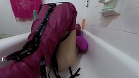 Lizzy Yum May 2023 #5 pink jacket post-op pussy masturbation