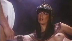 Egyptian princess gets pleased in her bedroom by a massive cock